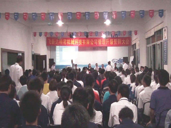 2011年6月3日，飛新達(dá)管理升級誓師大會召開